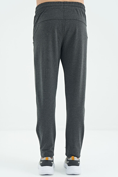 Tommylife Wholesale Boyce Standard Fit Classic Leg Men's Sweatpants 84954 Anthracite Melange - Thumbnail