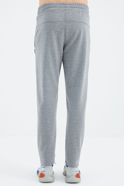 Tommylife Wholesale Boyce Standard Fit Classic Leg Men's Sweatpants 84954 Gray Melange - Thumbnail