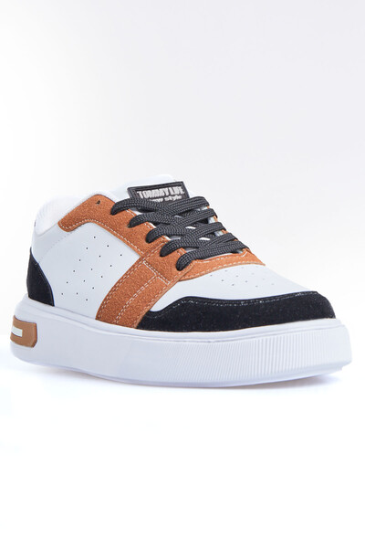 Tommylife Wholesale Brown High Platform Laced Men's Sneakers - 89119 - Thumbnail