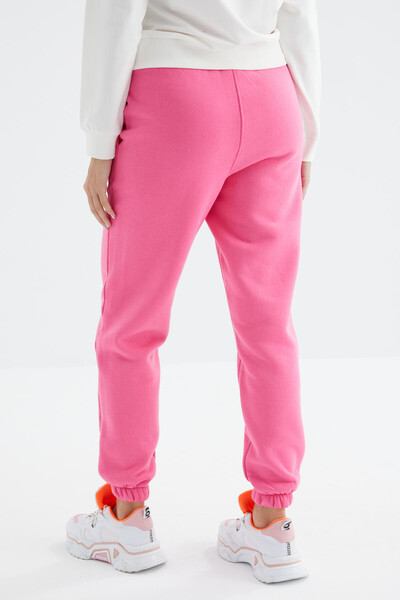 Tommylife Wholesale Candy Pink High Waisted Comfy Jogger Women's Sweatpants - 94624 - Thumbnail