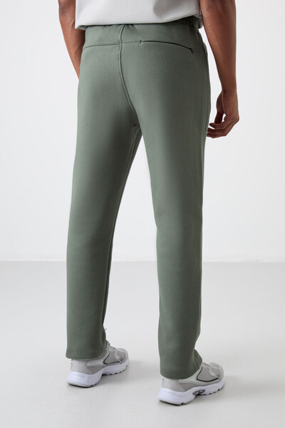 Tommylife Wholesale Carlo Standard Fit Men's Sweatpants 84942 Almond Green - Thumbnail