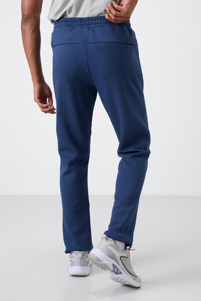 Tommylife Wholesale Carlo Standard Fit Men's Sweatpants 84942 Indigo - Thumbnail