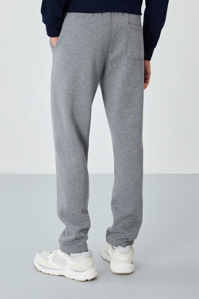 Tommylife Wholesale Colin Standard Fit Men's Sweatpants 84941 Gray Melange - Thumbnail