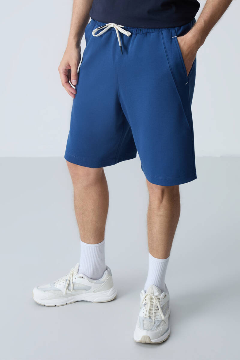 TommyLife - Tommylife Wholesale Comfort Fit Basic Men's Shorts 81278 Parliament