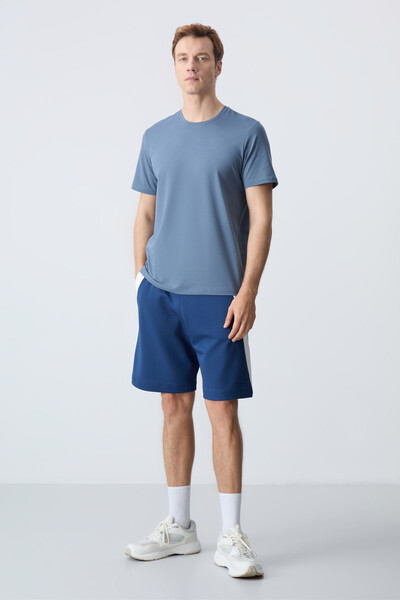 Tommylife Wholesale Comfort Fit Basic Men's Shorts 81280 Parliament - Thumbnail