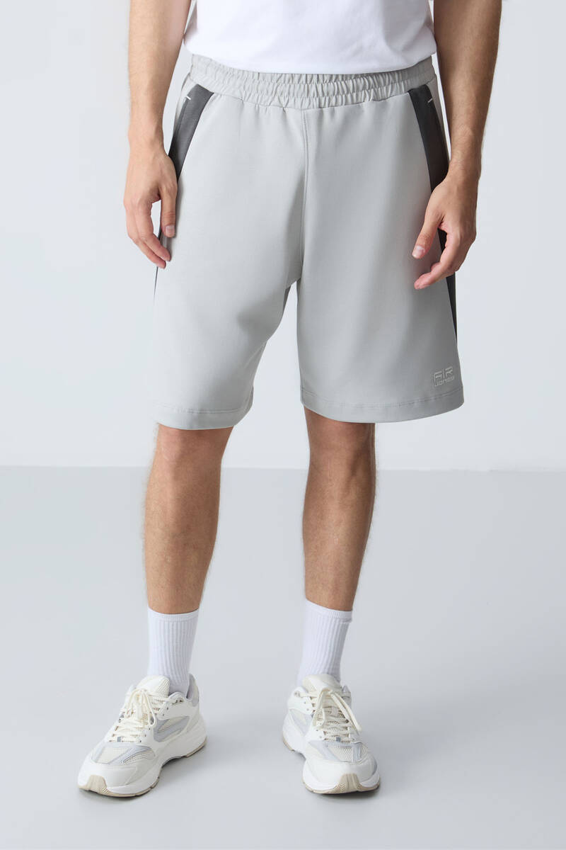 TommyLife - Tommylife Wholesale Comfort Fit Basic Men's Shorts 81280 Stone