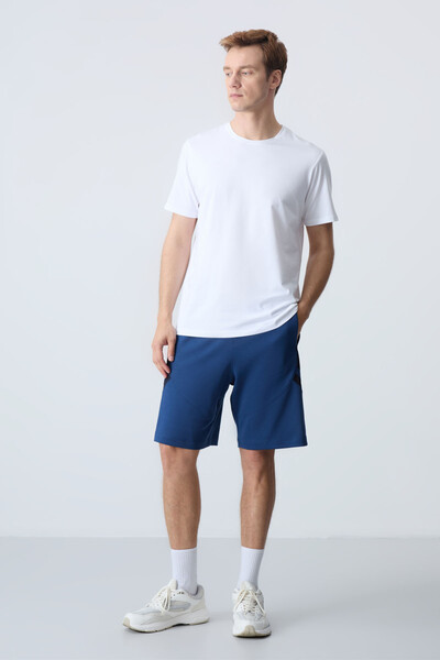 Tommylife Wholesale Comfort Fit Basic Men's Shorts 81281 Parliament - Thumbnail