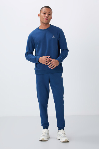 Tommylife Wholesale Comfort Fit Basic Men's Tracksuit Set 85265 Parliament - Thumbnail