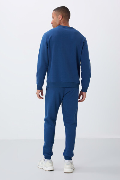 Tommylife Wholesale Comfort Fit Basic Men's Tracksuit Set 85265 Parliament - Thumbnail