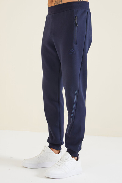 Tommylife Wholesale Comfort Fit Jogger Men's Sweatpants 82110 Indigo - Thumbnail