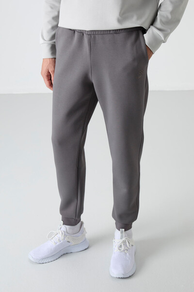 Tommylife Wholesale Comfort Fit Jogger Men's Sweatpants 84999 Dark Gray - Thumbnail