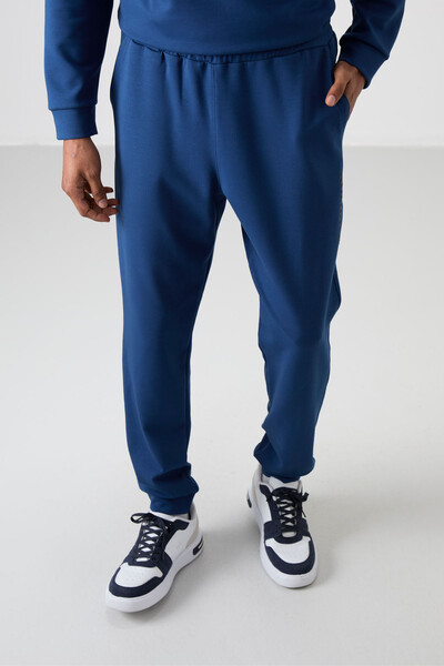 Tommylife Wholesale Comfort Fit Printed Men's Tracksuit Set 85253 Parliament - Thumbnail