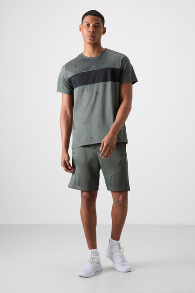 Tommylife Wholesale Comfy Basic Men's Shorts 81271 Khaki - Thumbnail