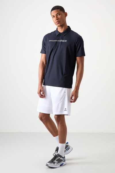 Tommylife Wholesale Comfy Basic Men's Shorts 81271 White - Thumbnail