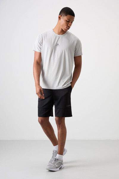 Tommylife Wholesale Comfy Basic Men's Shorts 81272 Black - Thumbnail