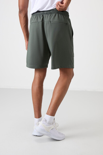 Tommylife Wholesale Comfy Basic Men's Shorts 81272 Khaki - Thumbnail