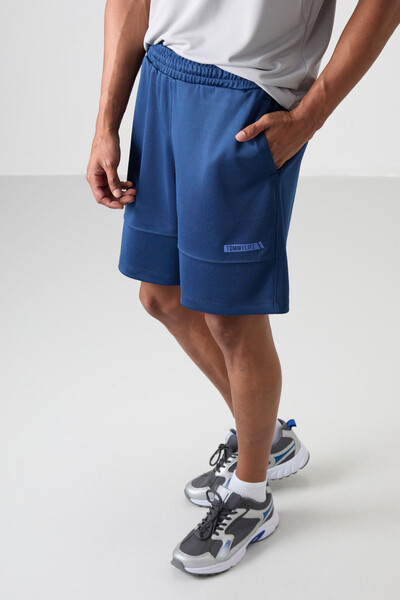 Tommylife Wholesale Comfy Basic Men's Shorts 81272 Parliament - Thumbnail