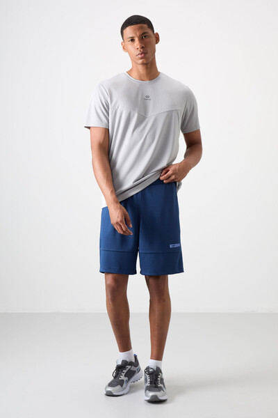 Tommylife Wholesale Comfy Basic Men's Shorts 81272 Parliament - Thumbnail