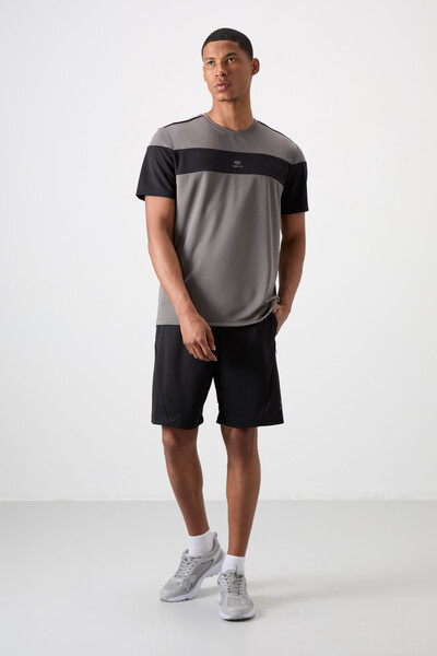 Tommylife Wholesale Comfy Basic Men's Shorts 81273 Black - Thumbnail