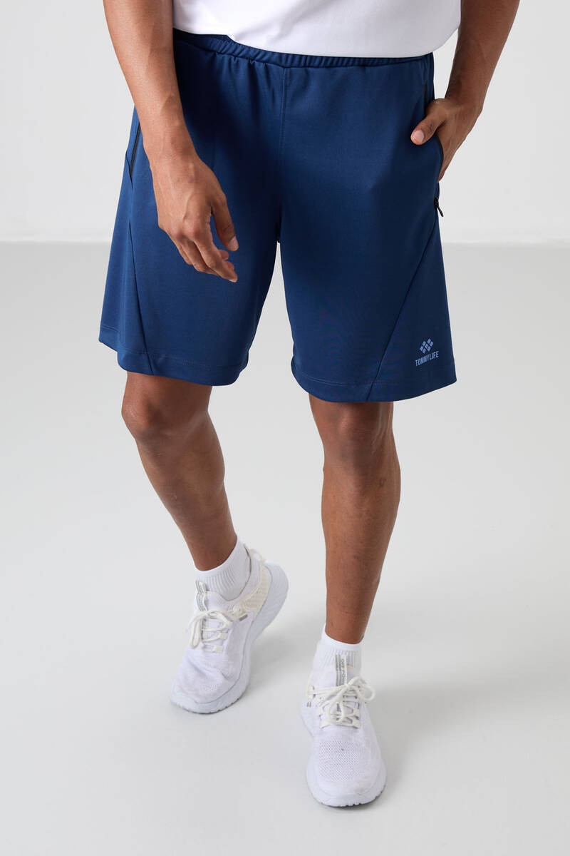 TOMMYLIFE - Tommylife Wholesale Comfy Basic Men's Shorts 81273 Parliament