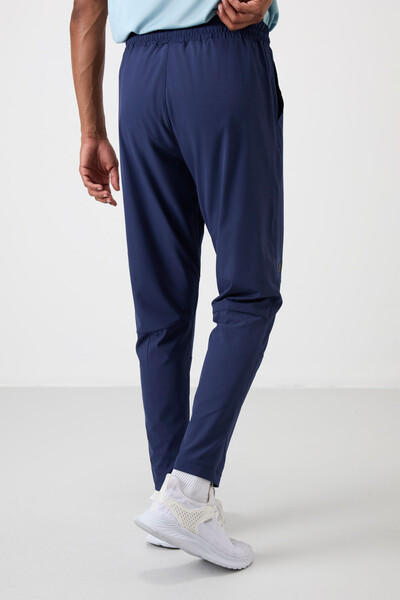 Tommylife Wholesale Comfy Skinny Leg Men's Sweatpants 82120 Indigo - Thumbnail