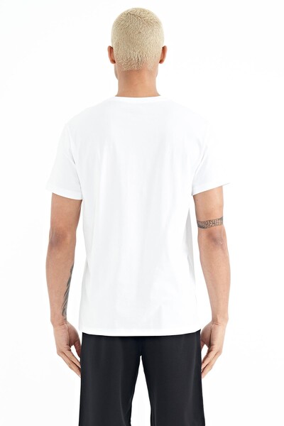 Tommylife Wholesale Conan Crew Neck Standard Fit Printed Men's T-Shirt 88209 White - Thumbnail