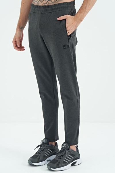 Tommylife Wholesale Cory Standard Fit Men's Sweatpants 84945 Anthracite Melange - Thumbnail