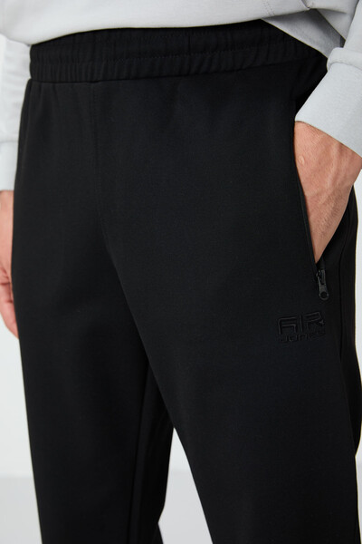 Tommylife Wholesale Cory Standard Fit Men's Sweatpants 84945 Black - Thumbnail