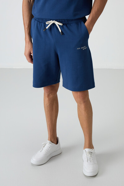 Tommylife Wholesale Crew Neck Oversize Men's T-Shirt Shorts Set 85250 Parliament - Thumbnail