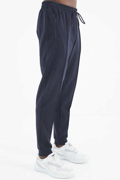 Tommylife Wholesale Darian Standard Fit Men's Jogger Sweatpants 82113 Navy Blue - Thumbnail