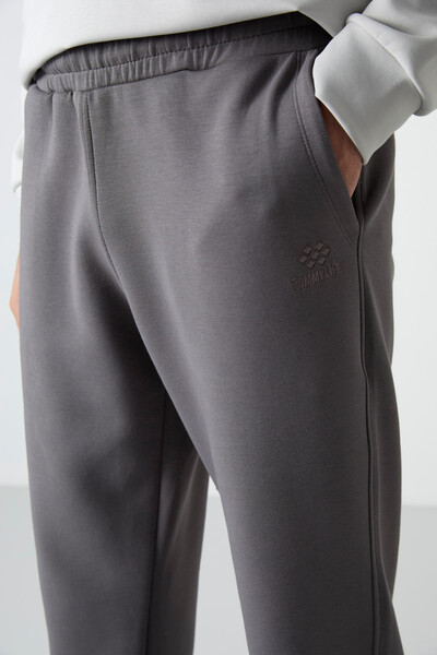 Tommylife Wholesale Dark Gray Skinny Leg Men's Sweatpants - 84999 - Thumbnail