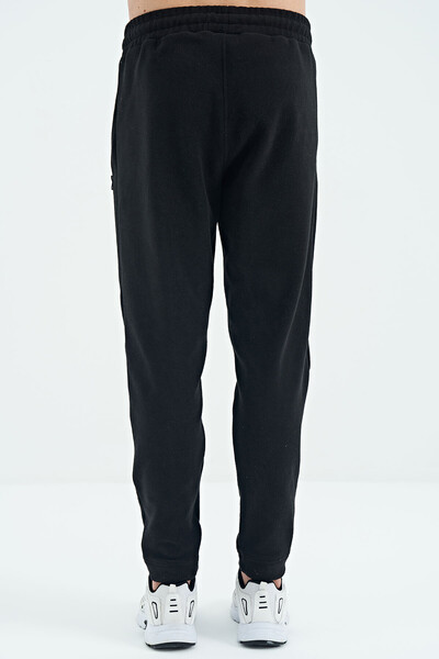 Tommylife Wholesale Darrel Black Fleece Men's Sweatpants - 82109 - Thumbnail