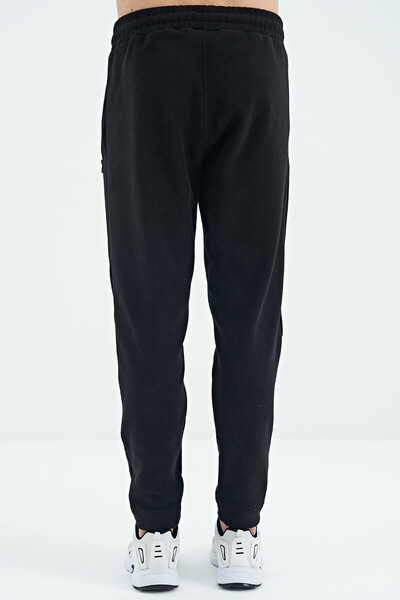 Tommylife Wholesale Darrel Standard Fit Men's Fleece Sweatpants 82109 Black - Thumbnail