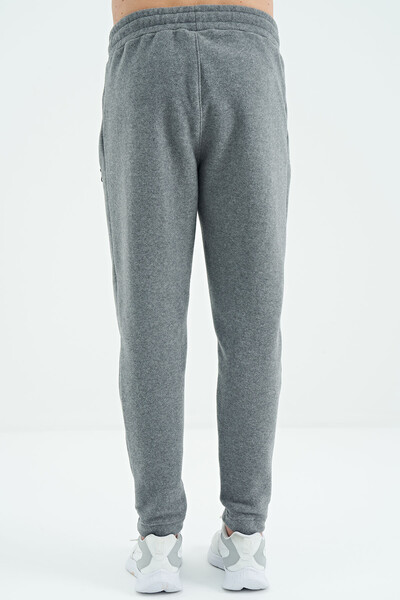 Tommylife Wholesale Darrel Standard Fit Men's Fleece Sweatpants 82109 Gray Melange - Thumbnail