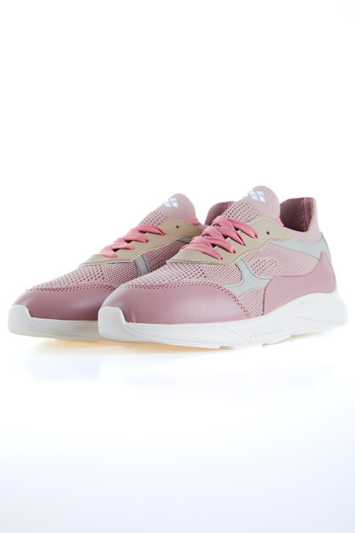 Tommylife Wholesale Dusty Rose High Platform Women's Sneakers - 89208 - Thumbnail