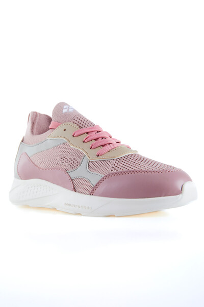 Tommylife Wholesale Dusty Rose High Platform Women's Sneakers - 89208 - Thumbnail