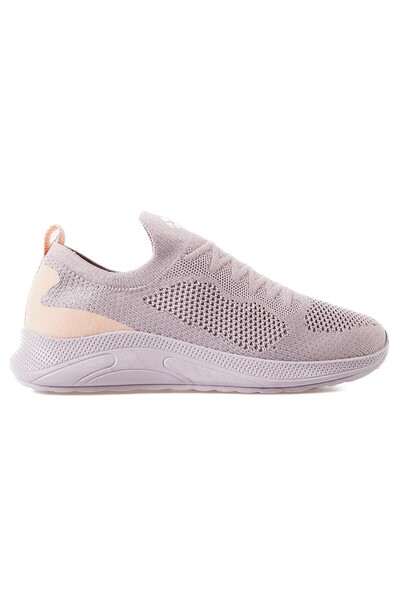 Tommylife Wholesale Dusty Rose Laceless Women's Sneakers - 89207 - Thumbnail