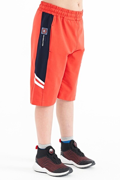 Tommylife Wholesale Fiesta Laced Standard Fit Boys' Shorts - 11124 - Thumbnail