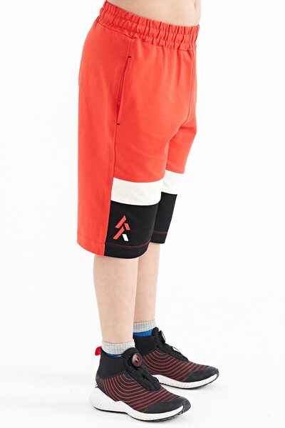 Tommylife Wholesale Fiesta Laced Standard Fit Boys' Shorts - 11129 - Thumbnail