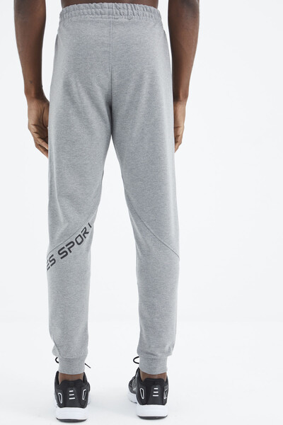 Tommylife Wholesale Gale Standard Fit Men's Jogger Sweatpants 82111 Gray Melange - Thumbnail