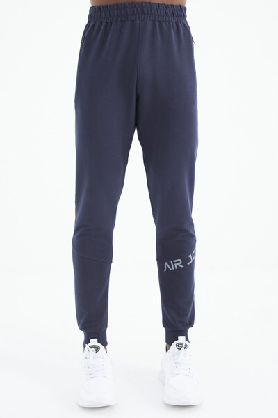Tommylife Wholesale Gale Standard Fit Men's Jogger Sweatpants 82111 Indigo - Thumbnail