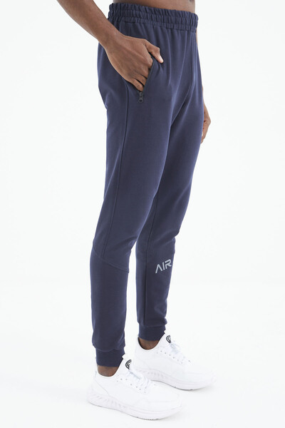 Tommylife Wholesale Gale Standard Fit Men's Jogger Sweatpants 82111 Indigo - Thumbnail
