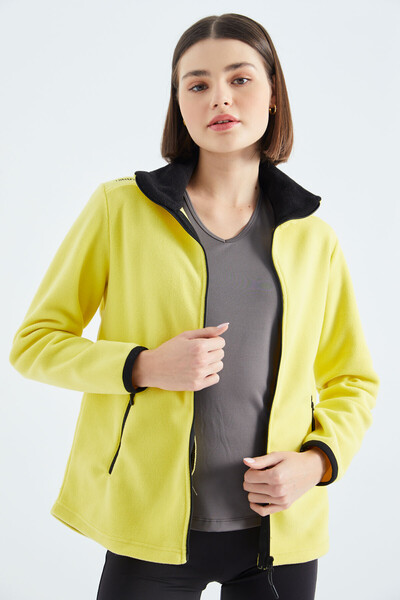 Tommylife Wholesale Gray Basic Short Sleeve Standard Mold V Collar Women's T-shirt - 97145 - Thumbnail