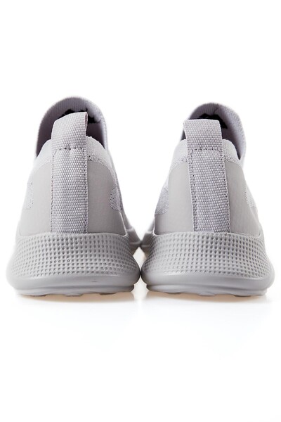 Tommylife Wholesale Gray Laceless Women's Sneakers - 89207 - Thumbnail