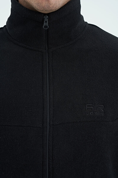 Tommylife Wholesale Hardy Gray Melange Standard Fit Fleece Men's Sweatshirt - 88299 - Thumbnail