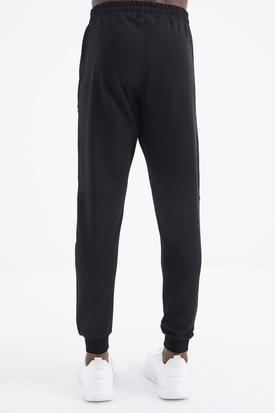 Tommylife Wholesale Harold Standard Fit Men's Jogger Sweatpants 82112 Black - Thumbnail