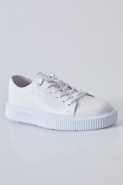 Tommylife Wholesale High-Top Men's Casual Sneakers 89129 White - Thumbnail