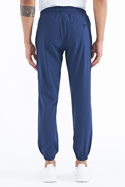 Tommylife Wholesale Indigo Men's Basic Comfy Elastic Cuff Sweatpants - 84826 - Thumbnail