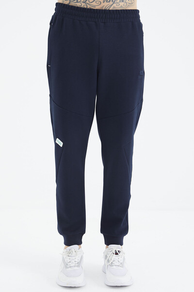 Tommylife Wholesale Indigo Relaxed Fit Men's Sweatpants - 82100 - Thumbnail