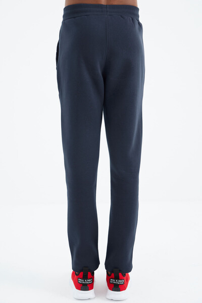 Tommylife Wholesale Indigo Relaxed Fit Men's Sweatpants - 82102 - Thumbnail